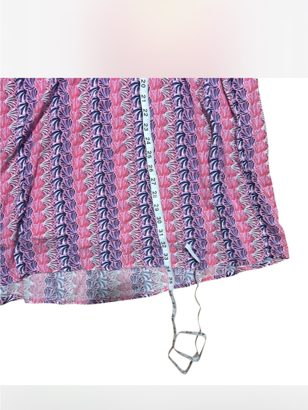 Simply Southern Pink Patterned V-Neck Mini Dress NWT XL - Picture 7 of 9